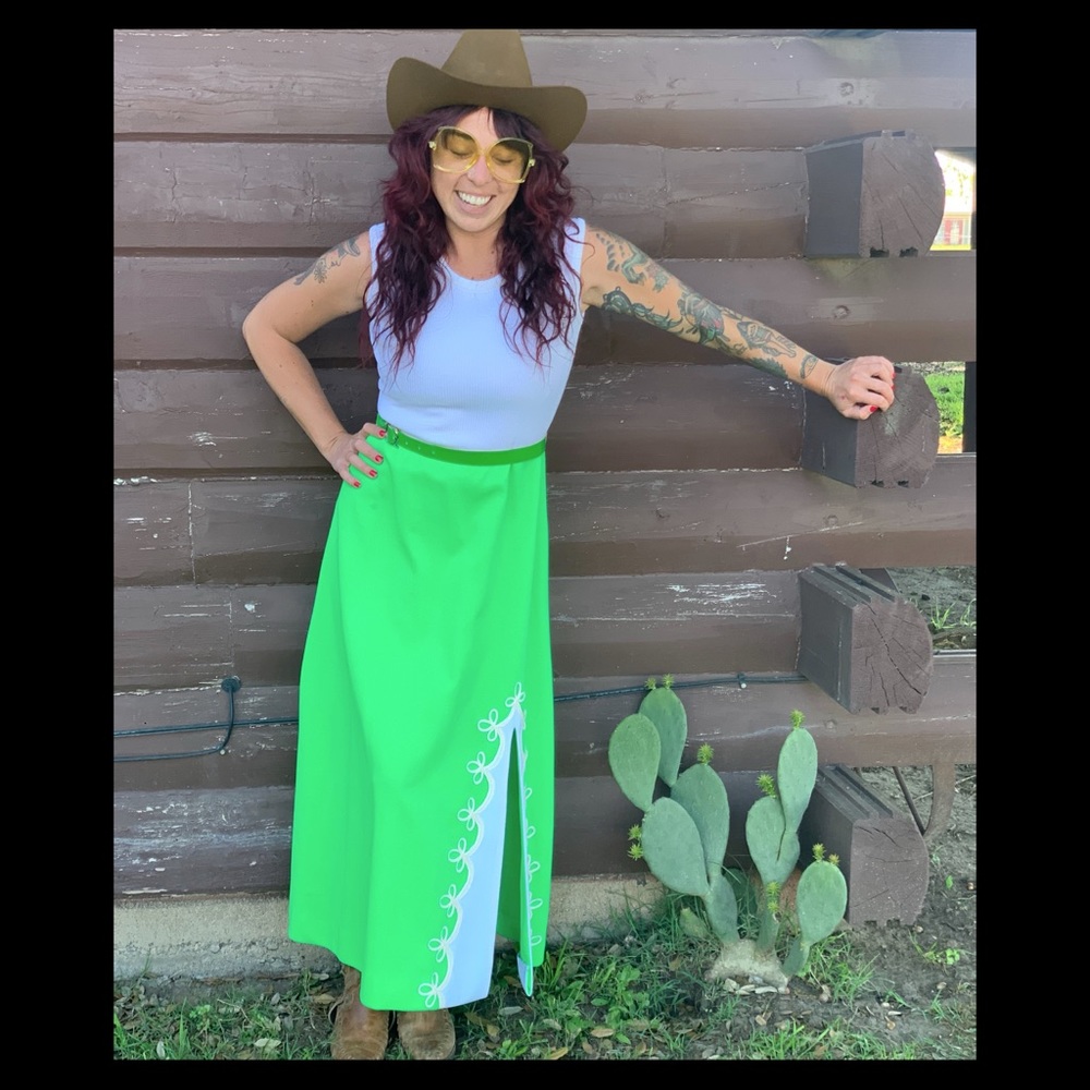 60/70s vintage maxi dress